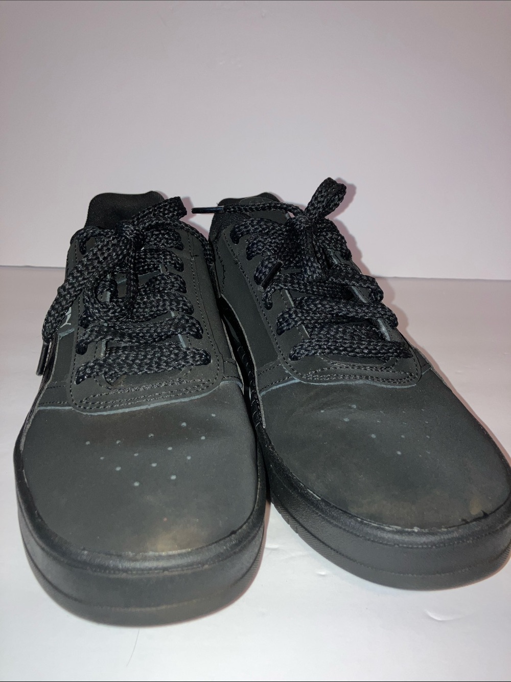 Puma Men's Black Low-Top Lace-Up Sneakers